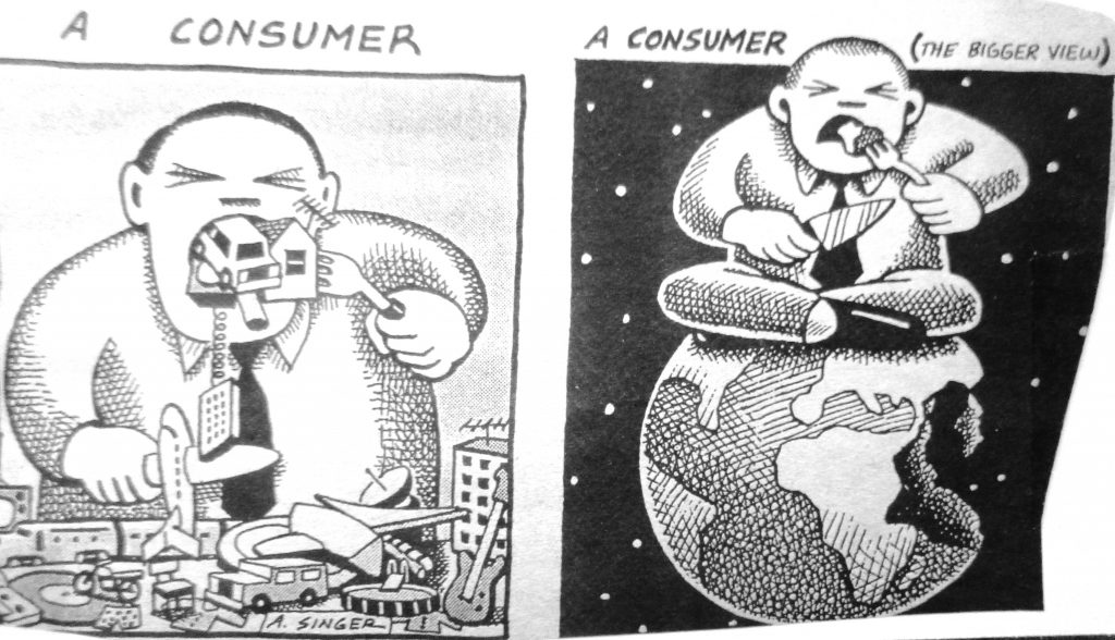 Cartoon A Consumer