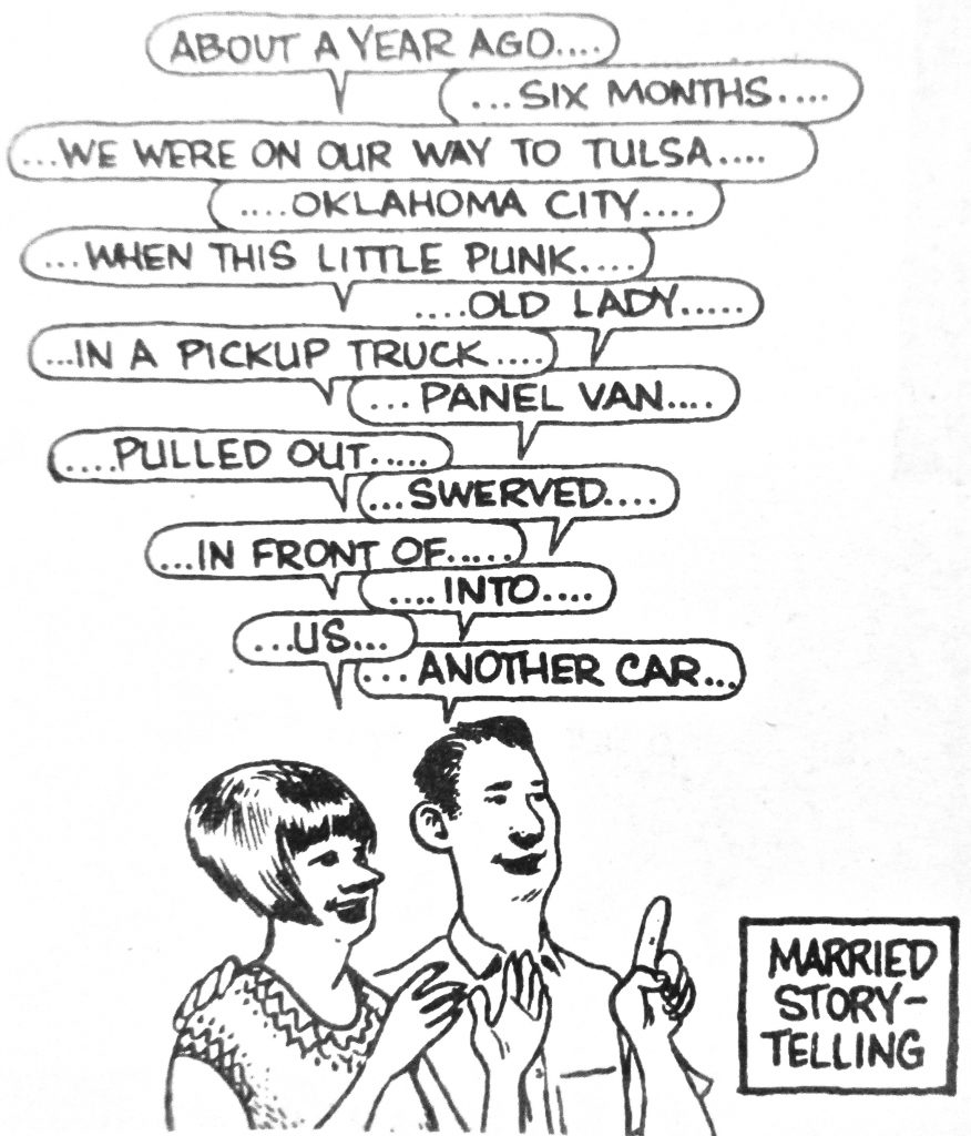 Cartoon About A Year Ago Married Story Telling