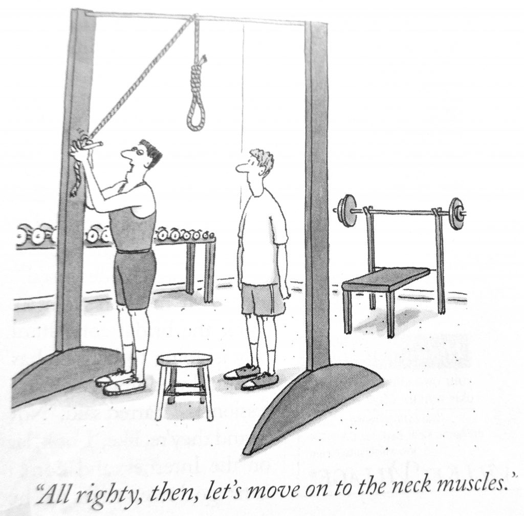 Cartoon All Right Than Let Move On The Neck Mucles
