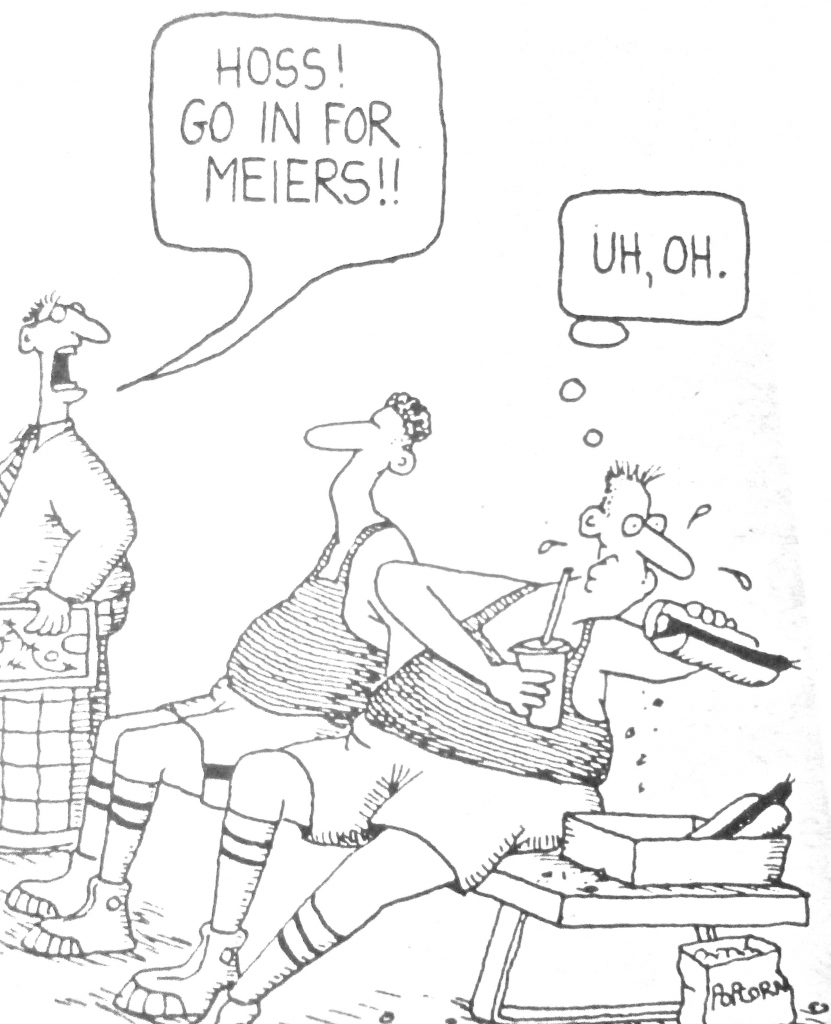 Cartoon Benchwarmers