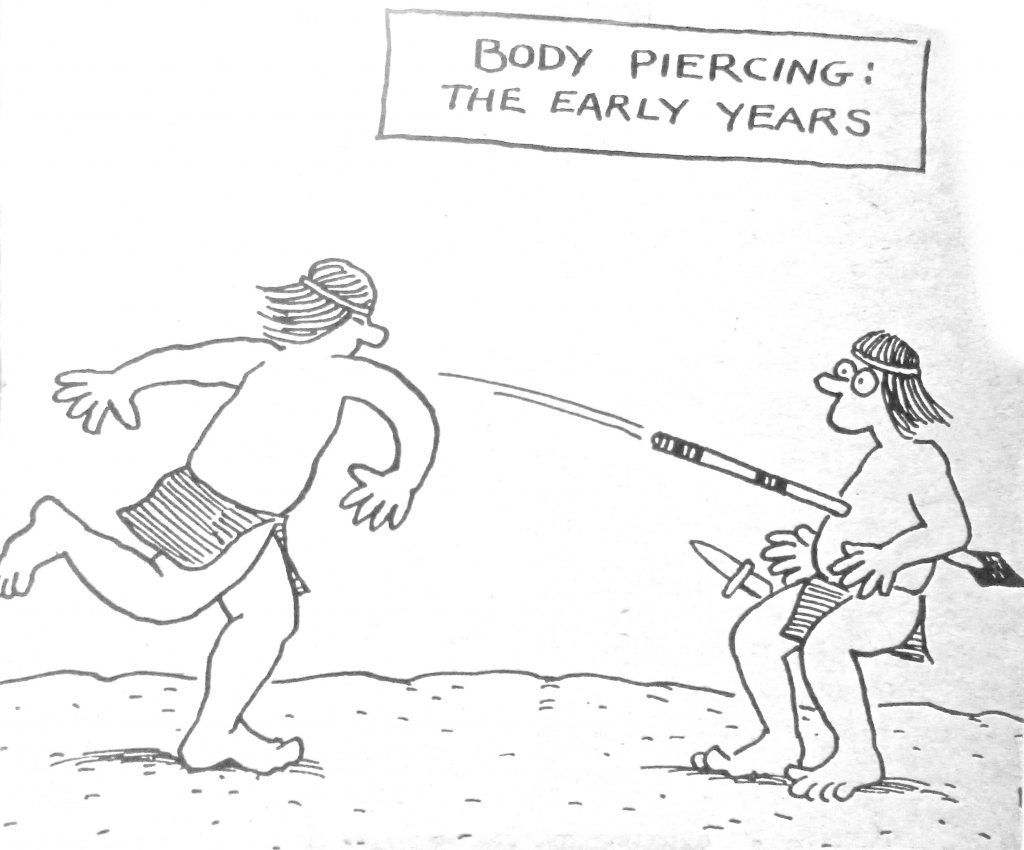 Cartoon Body Piercing The Early Years