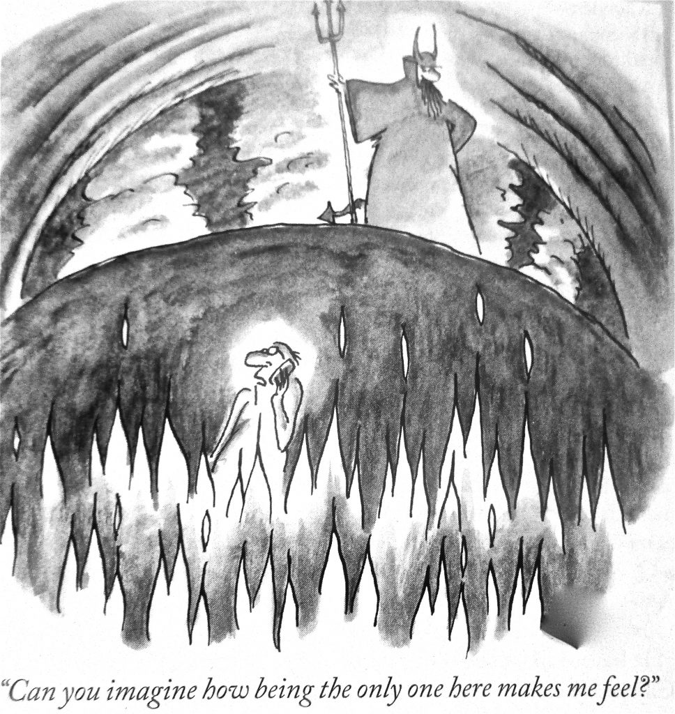Cartoon Can You Imagine How Being The Only One Heremakes Me Feel