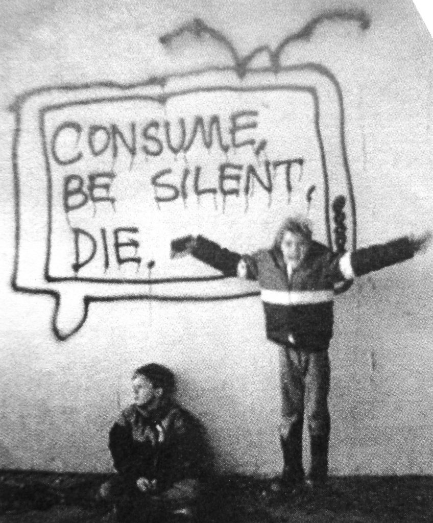Cartoon Consume Be Silent Die