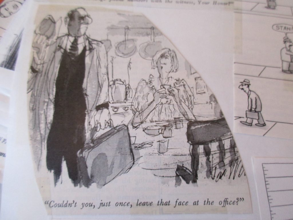Cartoon Couldnt you just one leave that face all the office
