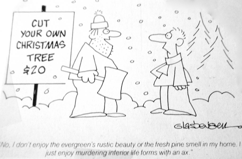 Cartoon Cut Ypur Own Christmas Tree