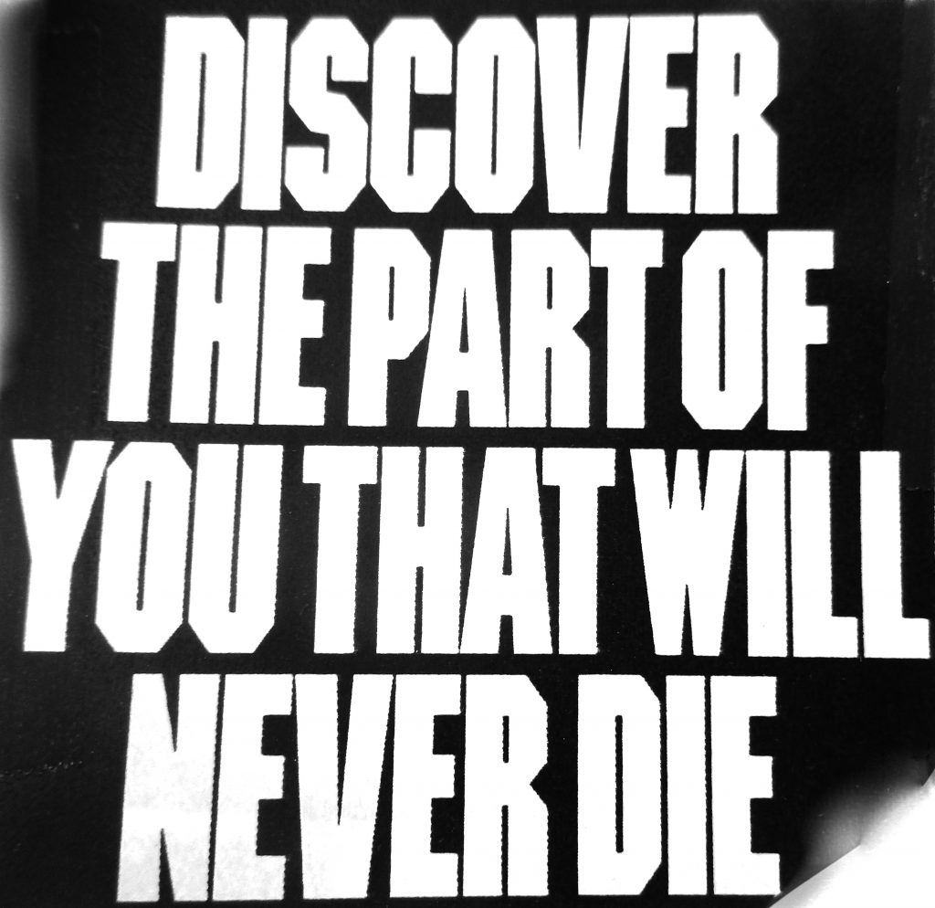 Cartoon Discover The Part Of You That Will Never Die