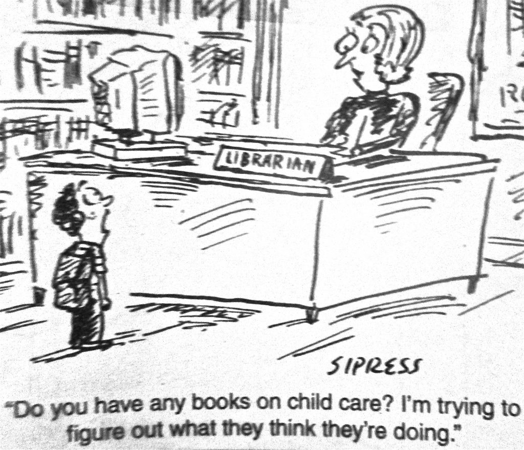 Cartoon Do You Have Any Books On Child Care I Am Trying To Figure Out What They Think TheyRe Doing