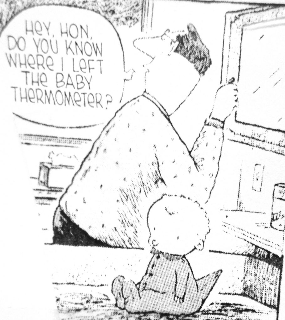 Cartoon Do You Know Where I Left The Baby Thermometer