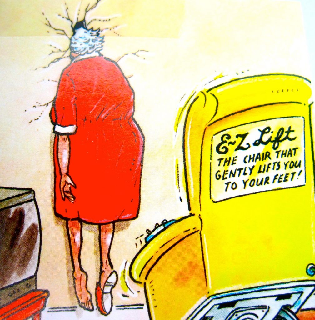 Cartoon E Z Lift a pult