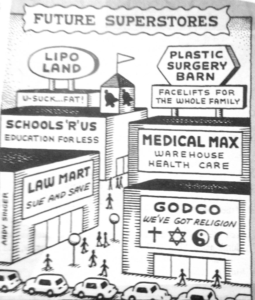 Cartoon Future Superstores Plastic Surgery Barn