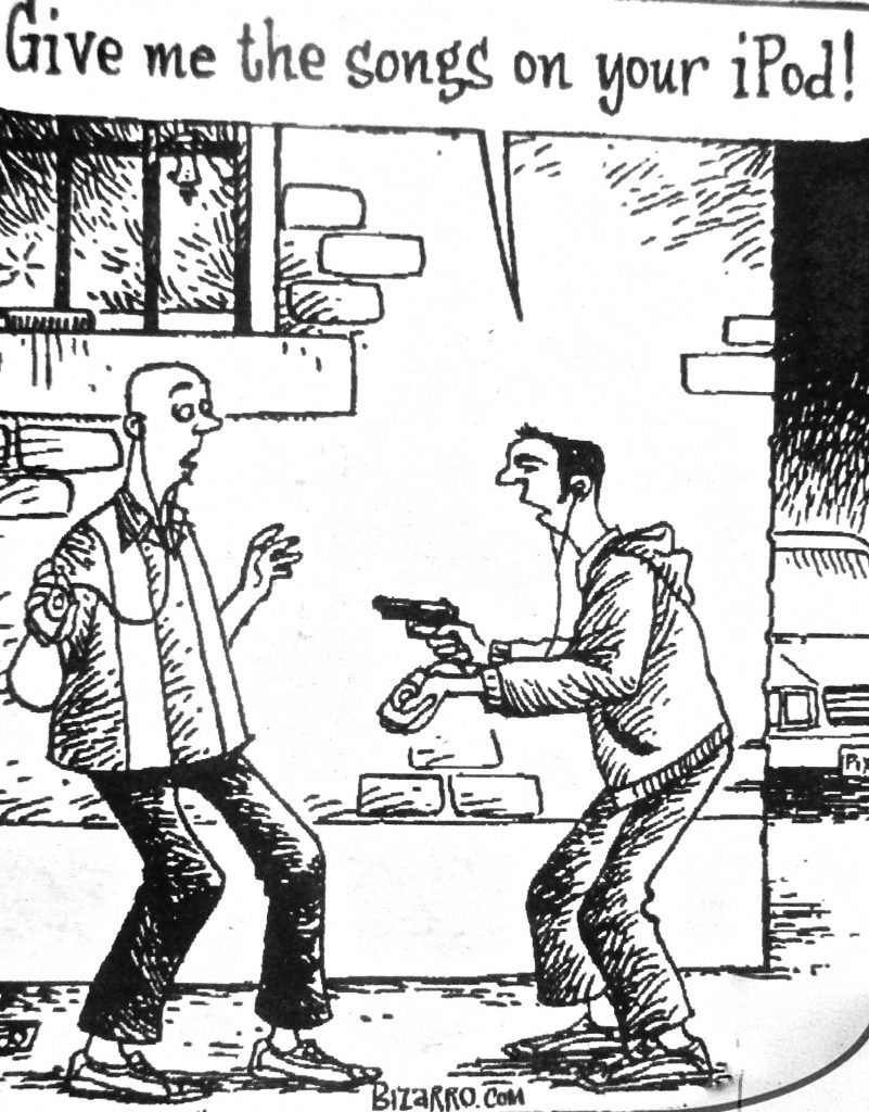 Cartoon Give Me The Song On Your I Pod