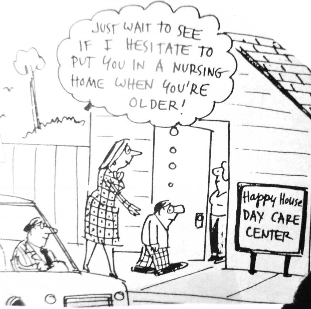 Cartoon Happy House Day Care Center