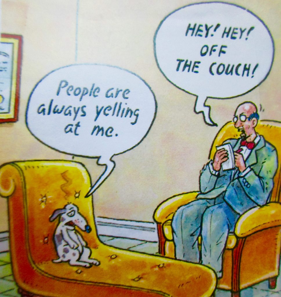 Cartoon Hey Hey Off The Couch People Are Always Yelling At Me