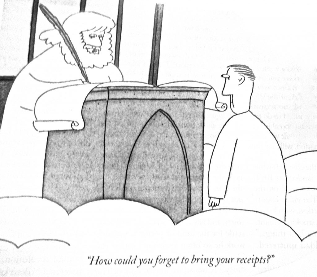 Cartoon How Could you Forget to Being Your Receipet