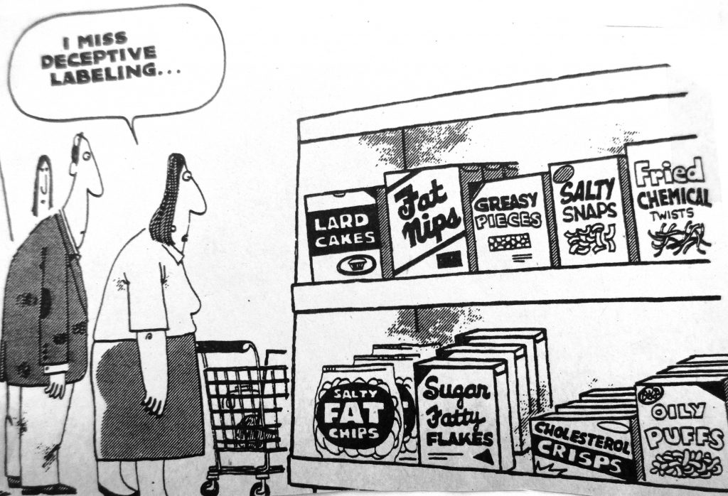 Cartoon I Miss Deceptive Lable Line