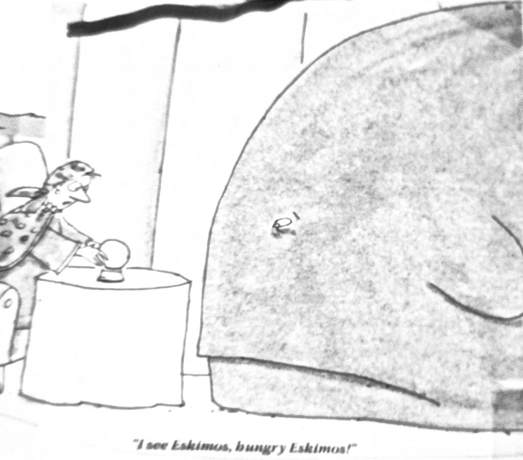 Cartoon I See Eskimos Hungry Eskimus
