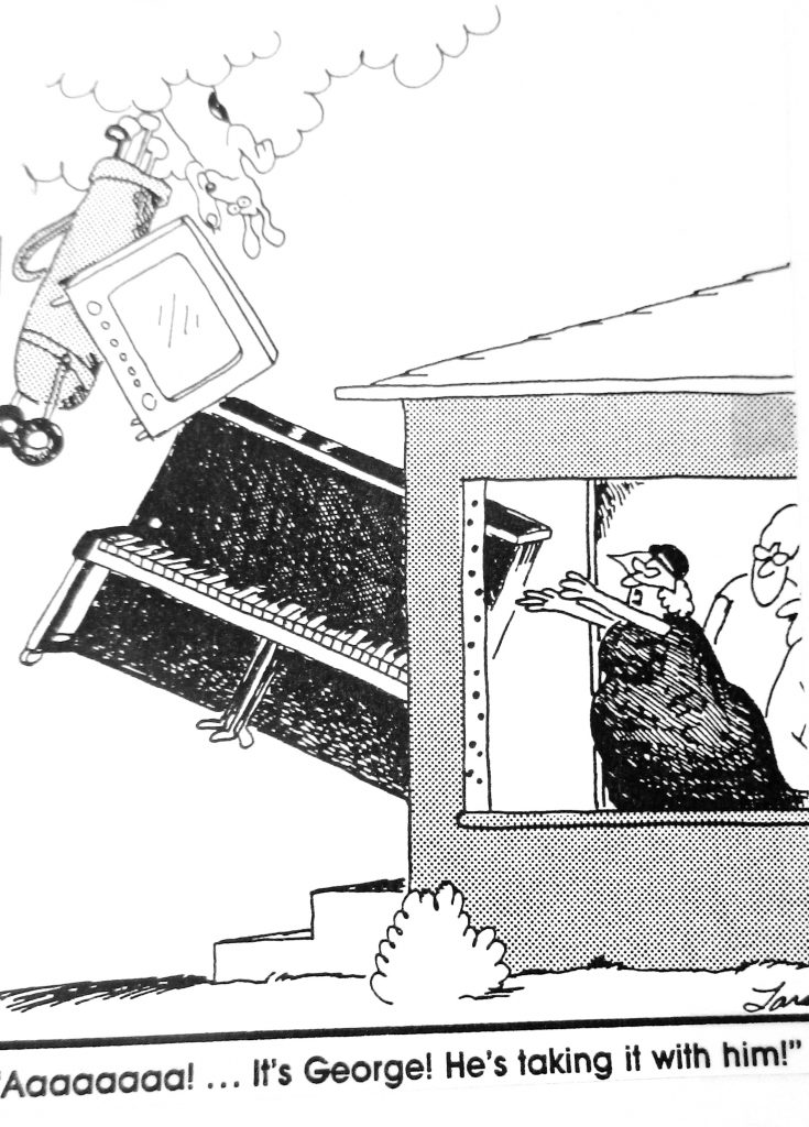 Cartoon Ifs George Hes Talking It With Him
