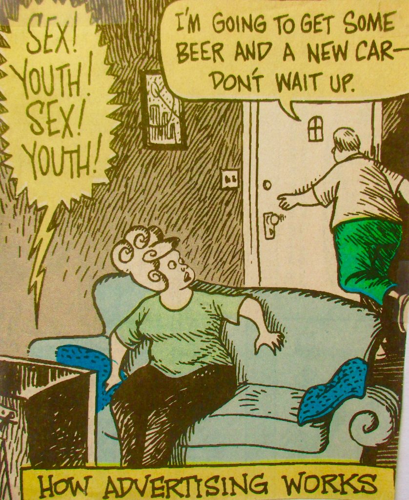 Cartoon Im Going To Get Some Beer And A New Car Dont Wait Up Advertising Works