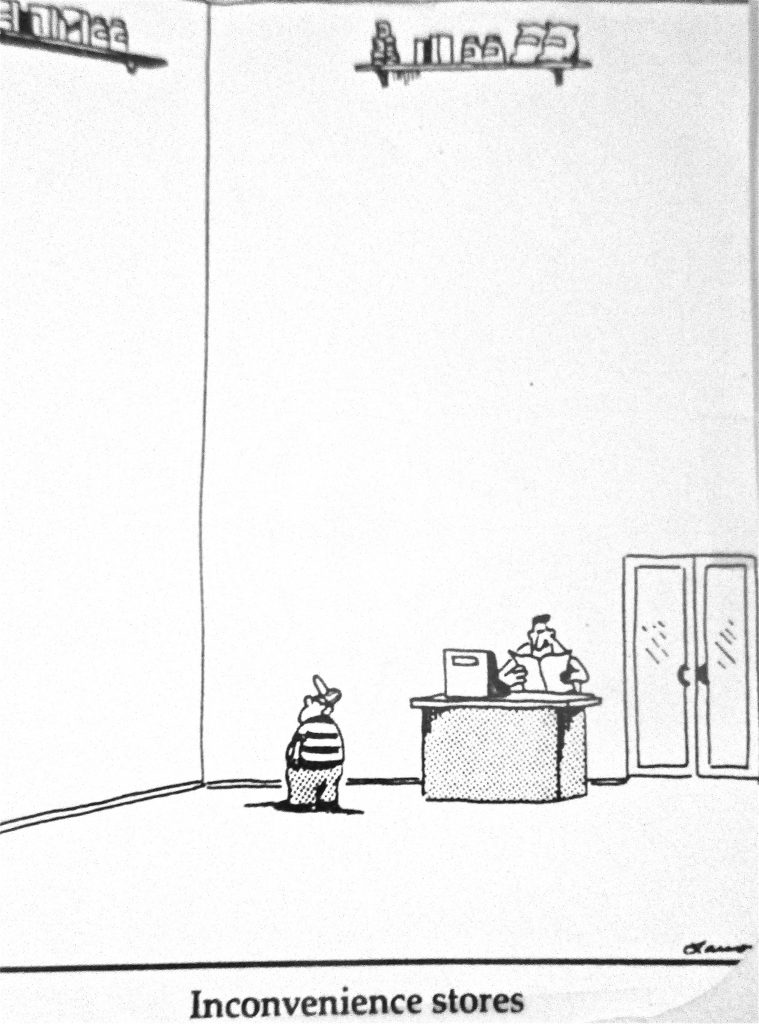 Cartoon Inconvenience Stores