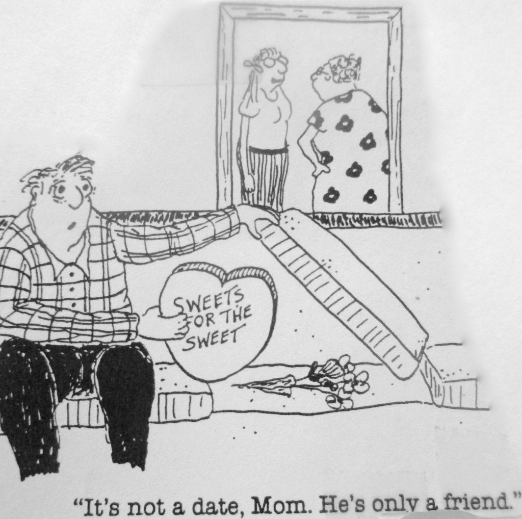 Cartoon Its Not A Data Mom Hes Only A Friend