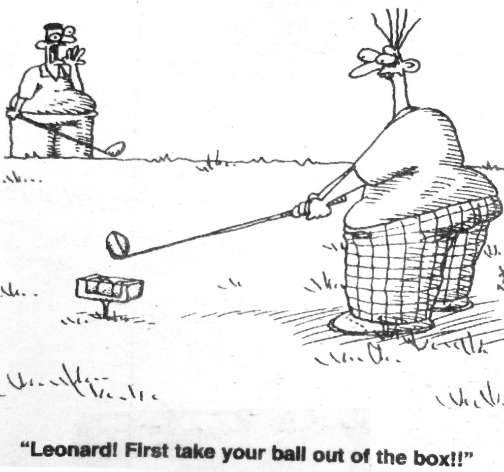 Cartoon Leonard First Take Your Ball Oout Of The Box