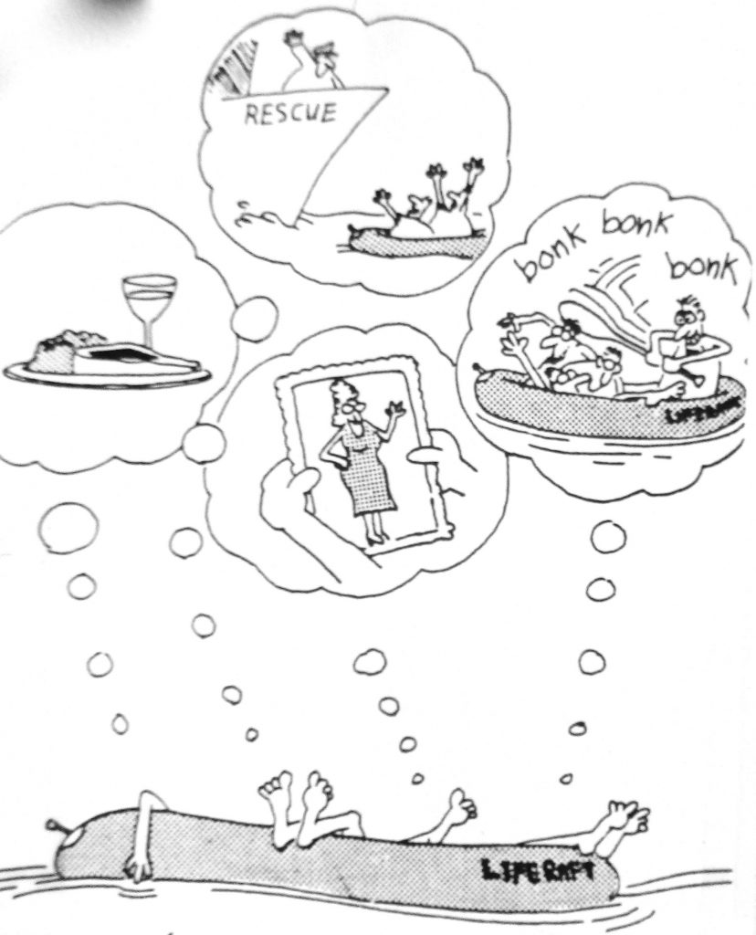 Cartoon Life Raft