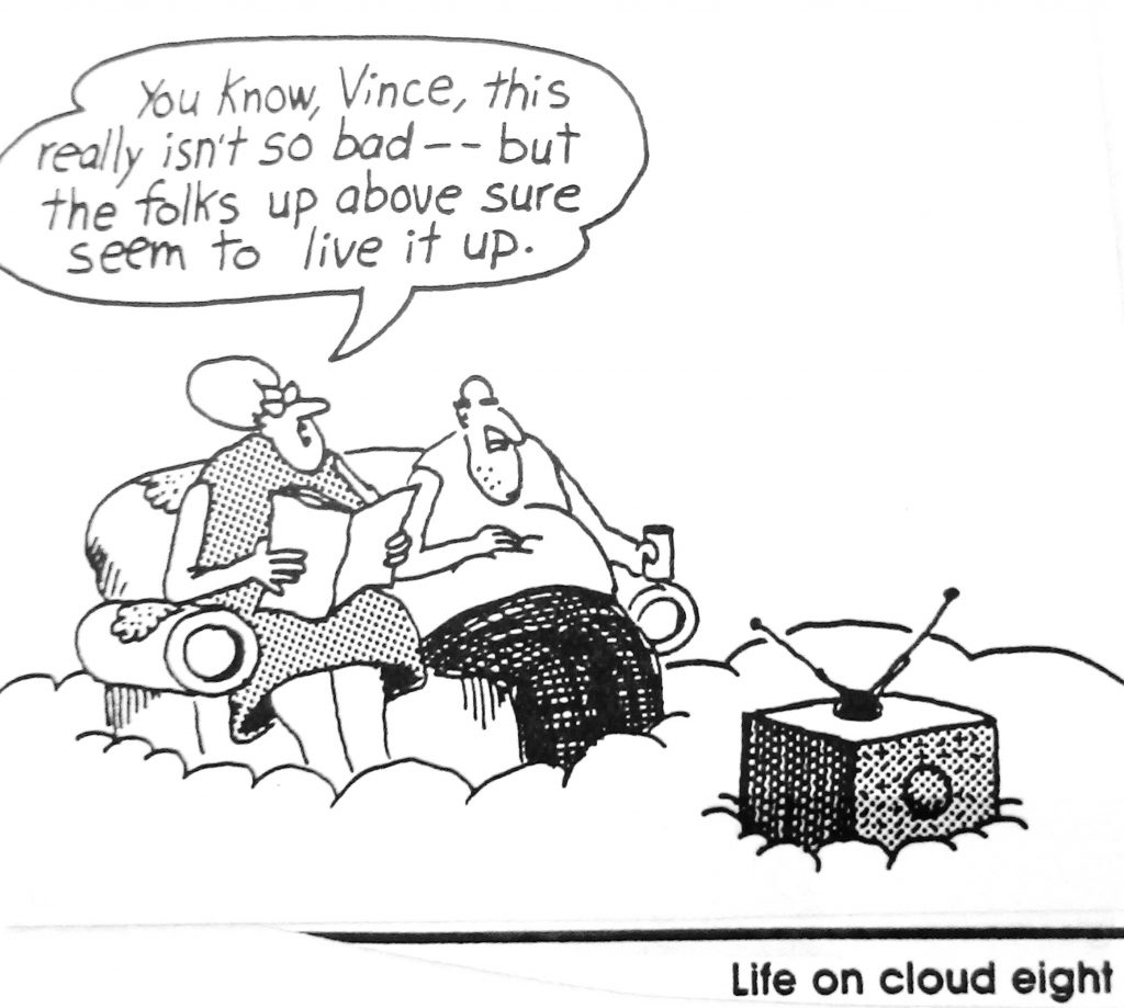 Cartoon Lite On Cloud Eight