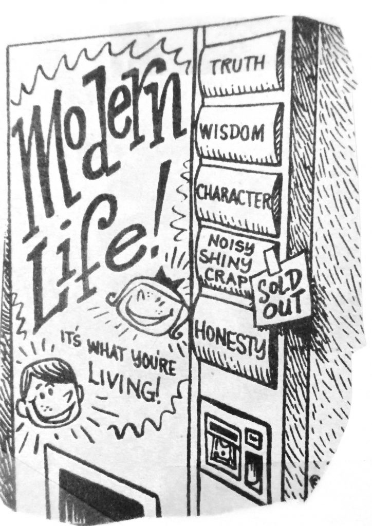 Cartoon Modern Life Its What Your Living