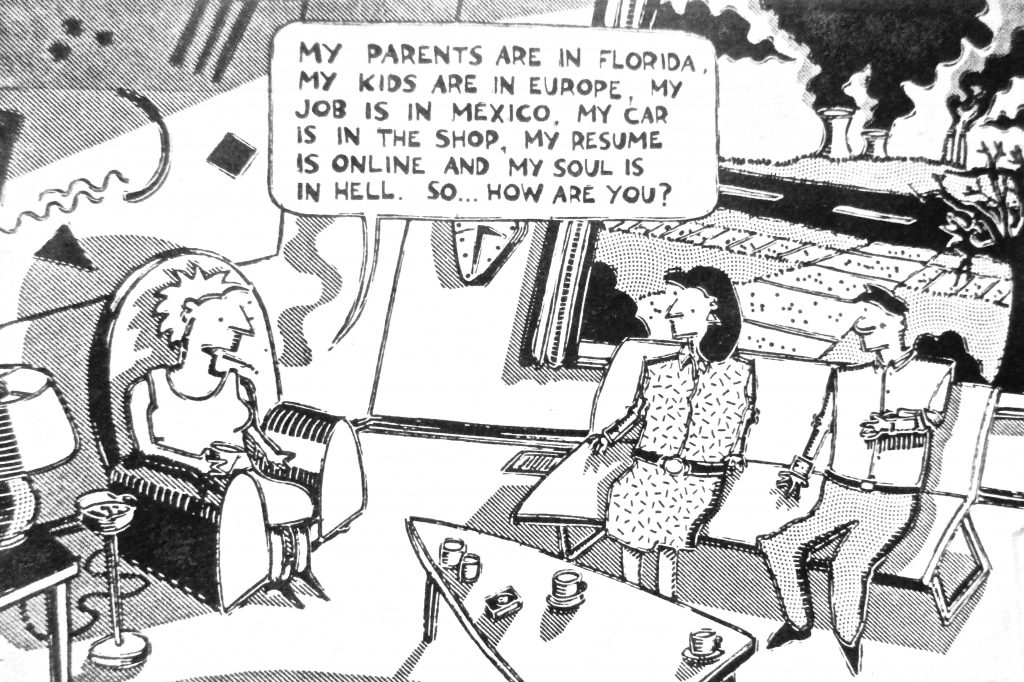 Cartoon My Parents Are In Florida My Kids Are iIn Europe
