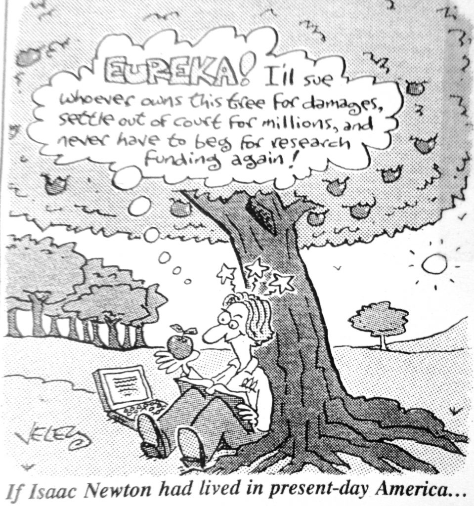 Cartoon Newton Had Lived Day Americs