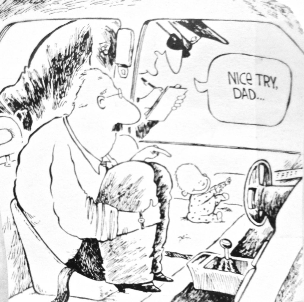 Cartoon Nice Try Dad