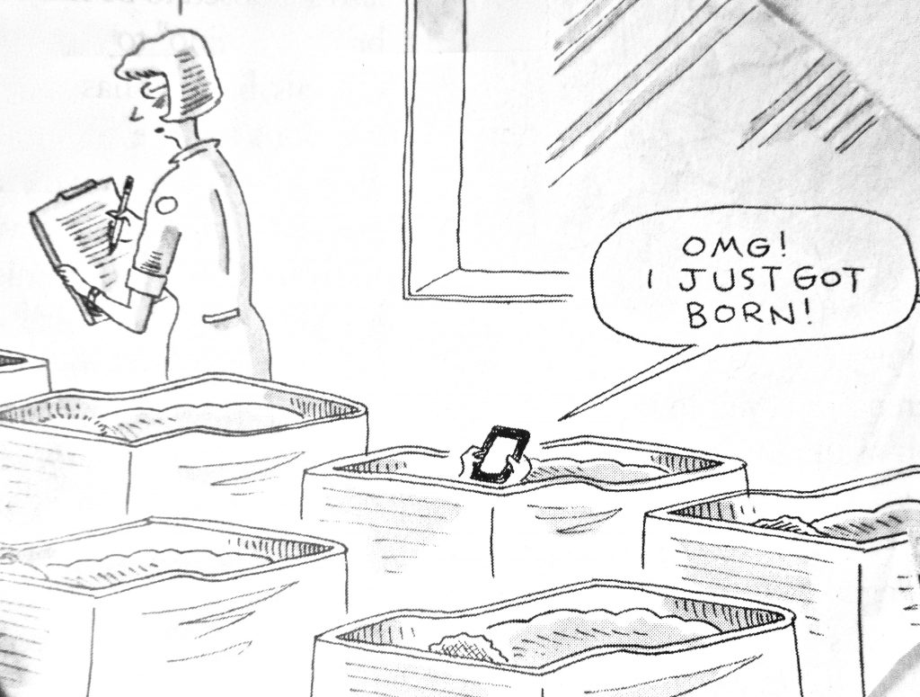 Cartoon Omg I Just Got Born