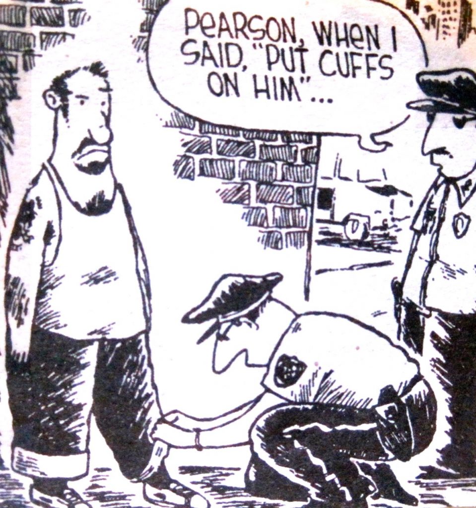 Cartoon Pearsonn When I Said Put Cuffs On Him 