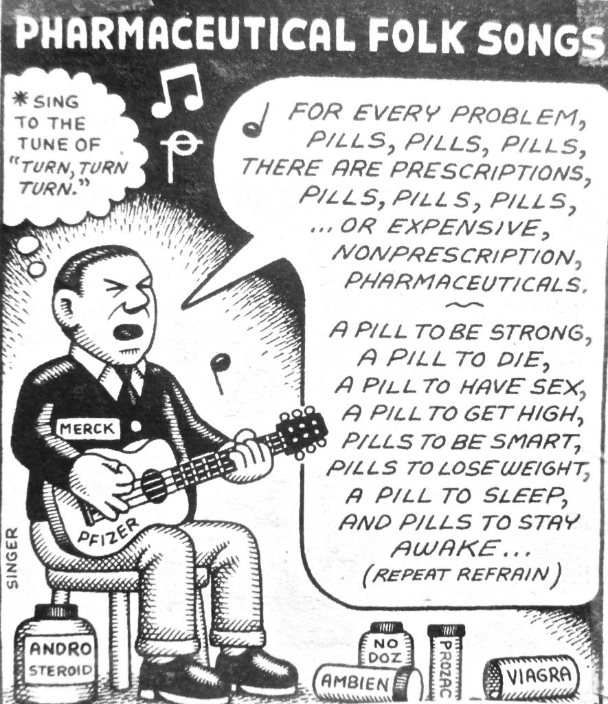 Cartoon Pharamaceutical Folk Song