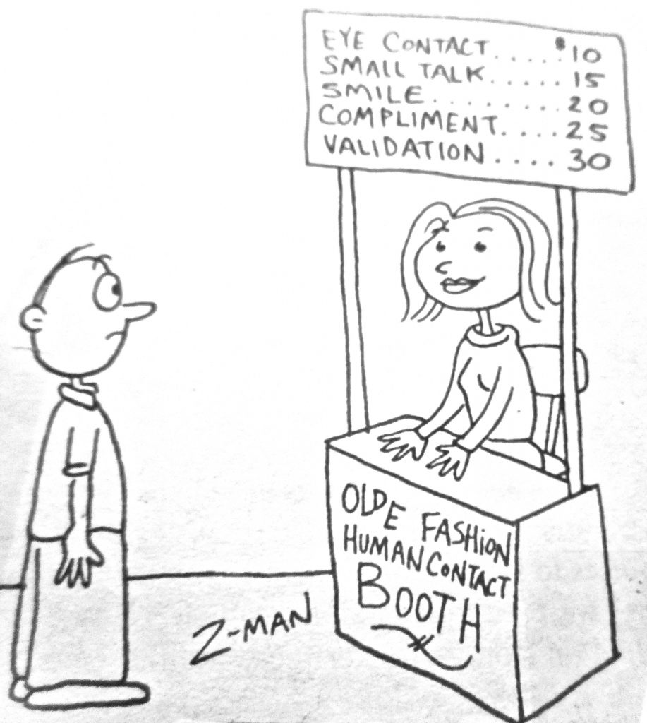 Cartoon Plpe Fashion Human Contact Booth