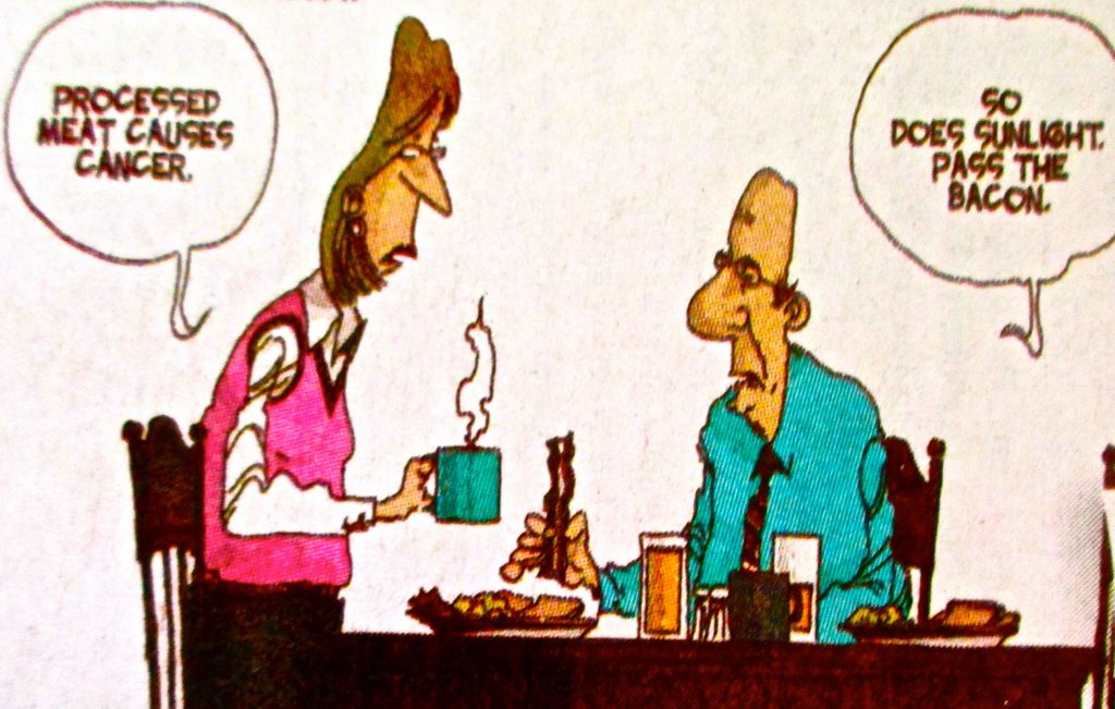 Cartoon Processed Meat Causes Cancer
