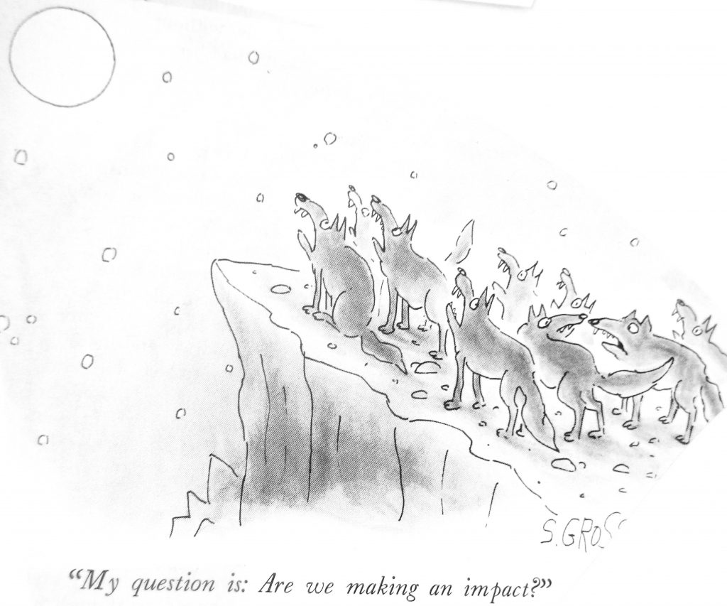 Cartoon Question Is Are We Making An Impact