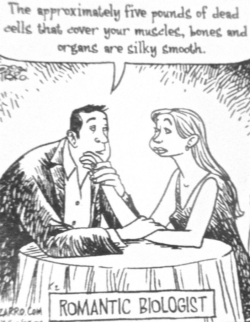 Cartoon Romantic Biologist