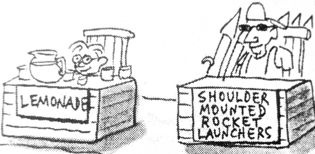 Cartoon Shoulder Mounted Rocket Launchers