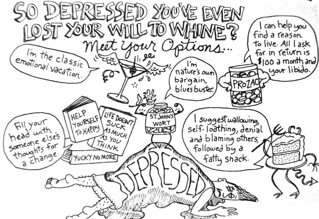 Cartoon So Depressed Youve Even Lost Your Will To Whine
