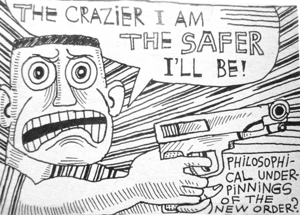 Cartoon The Crazier I Am The Safer I LL Be