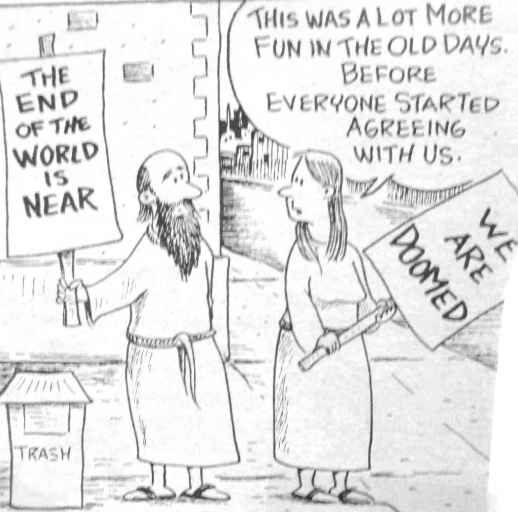 Cartoon The End Of The World Is Near