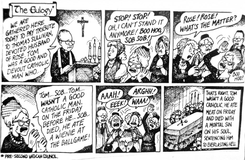 Cartoon The Eulogy