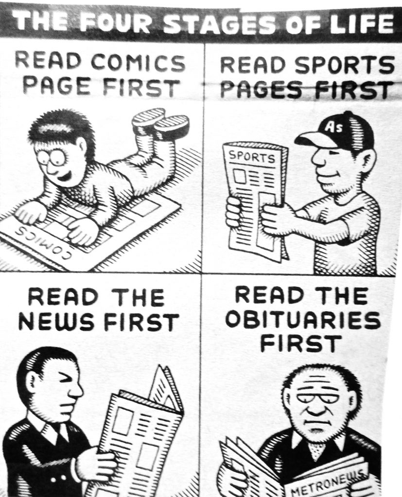 Cartoon The Four Stage Of Life