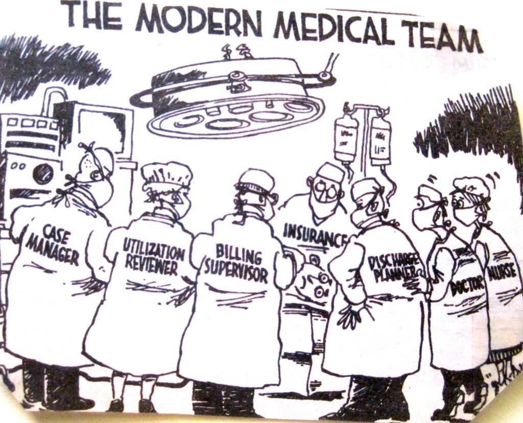 Cartoon The Modren Medical Team