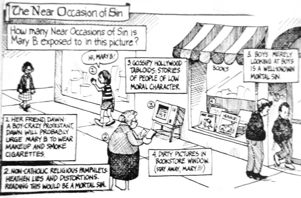 Cartoon The Near Occasion of Sin