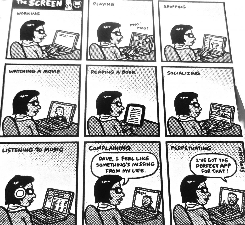 Cartoon The Screen 