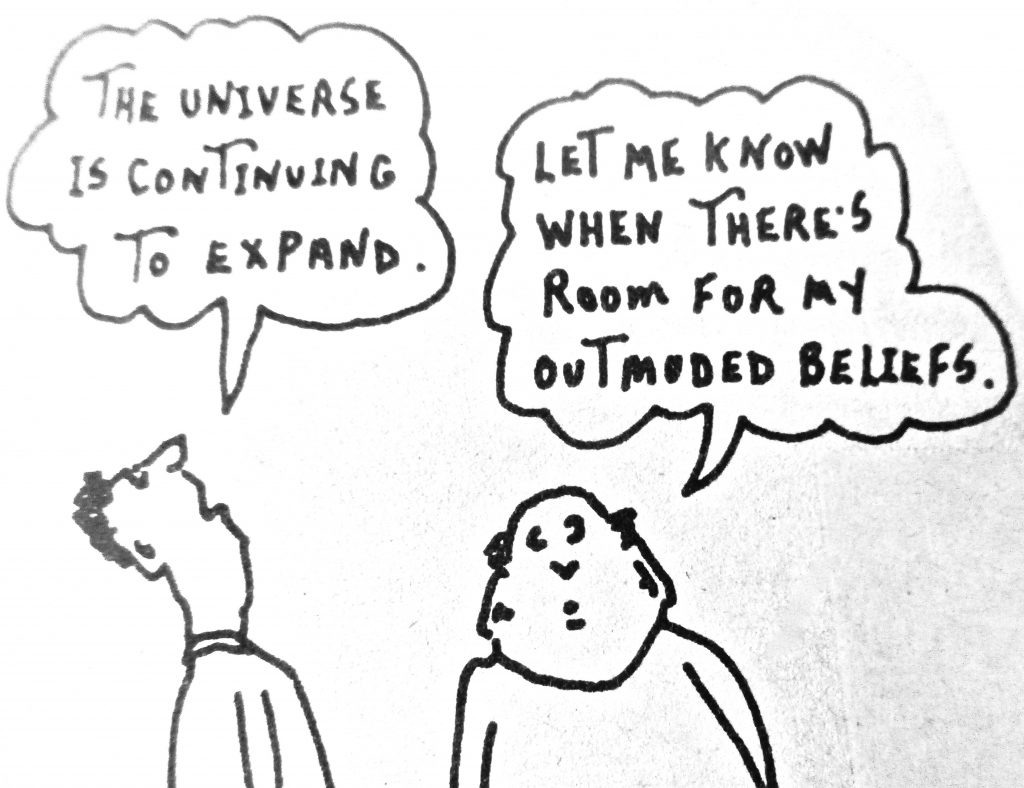 Cartoon The Universe Is Continuing To Expand