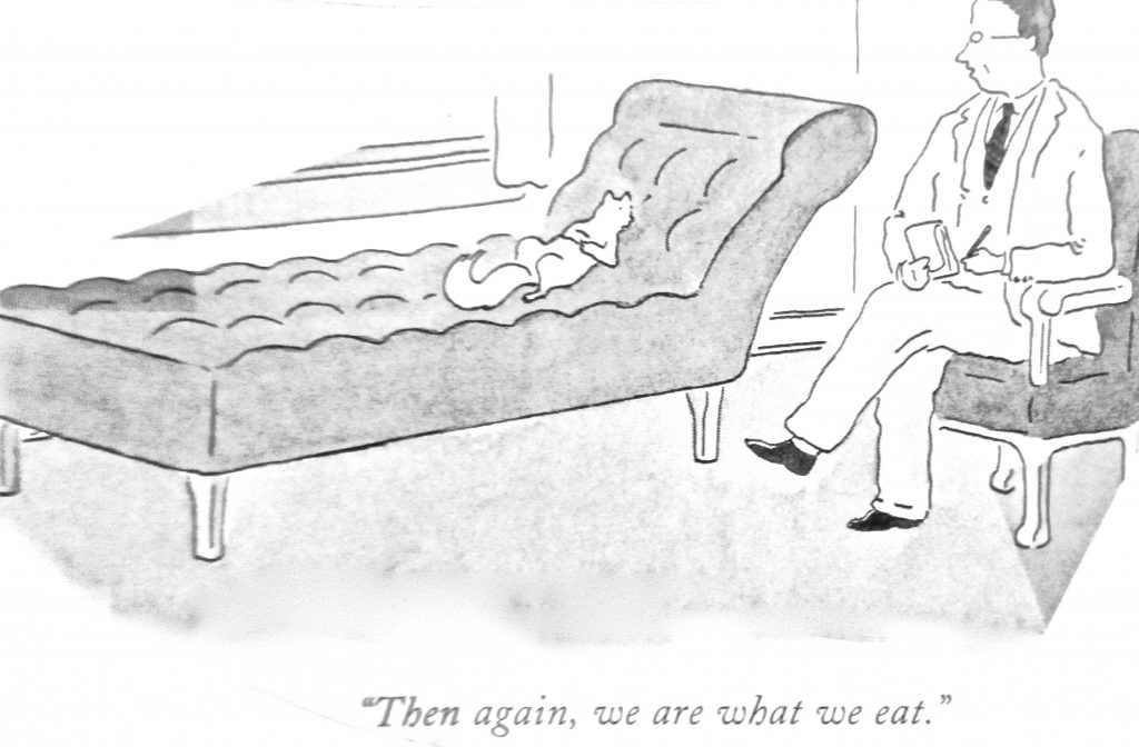 Cartoon Then Again We Are What We Eat