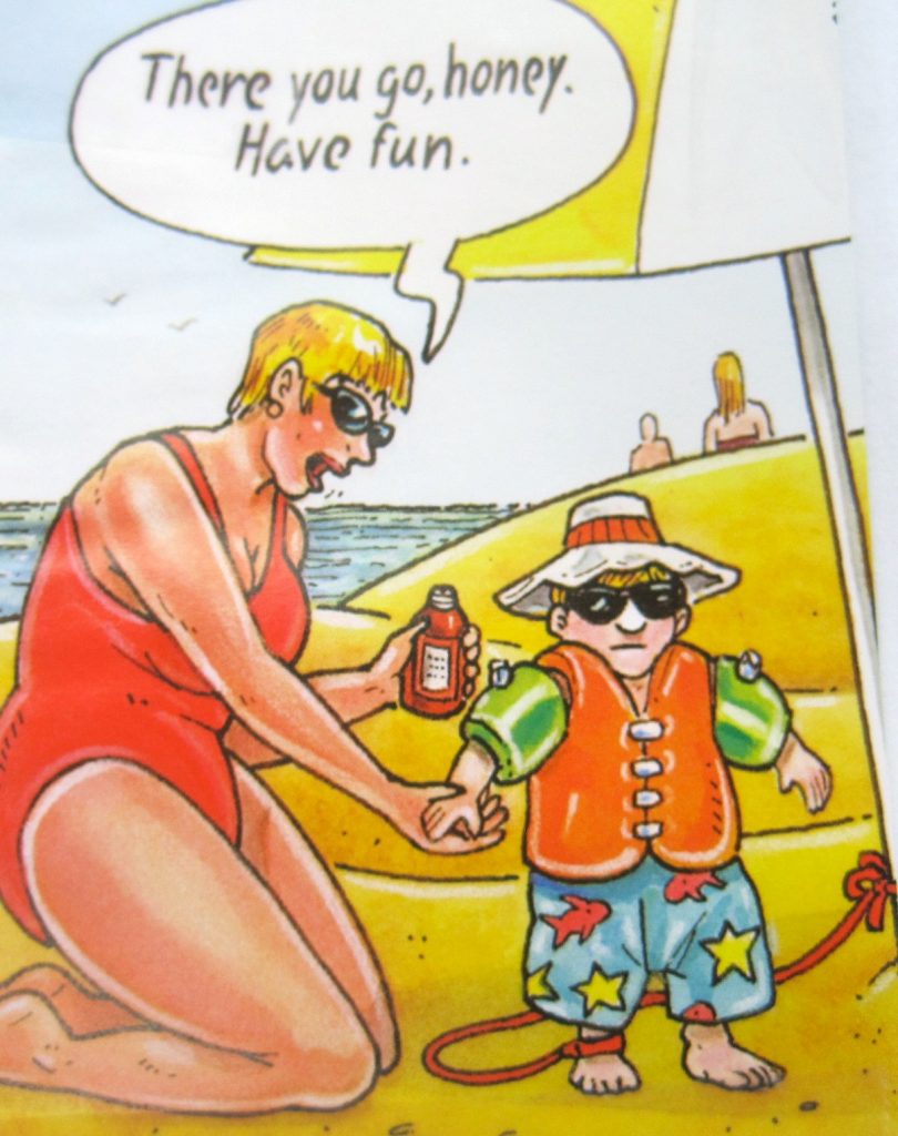 Cartoon There You go Honey Have Fun